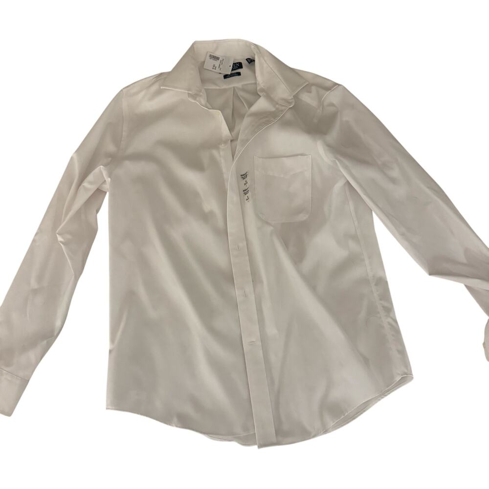 Ralph Lauren Men’s White Button-Down Dress Shirt